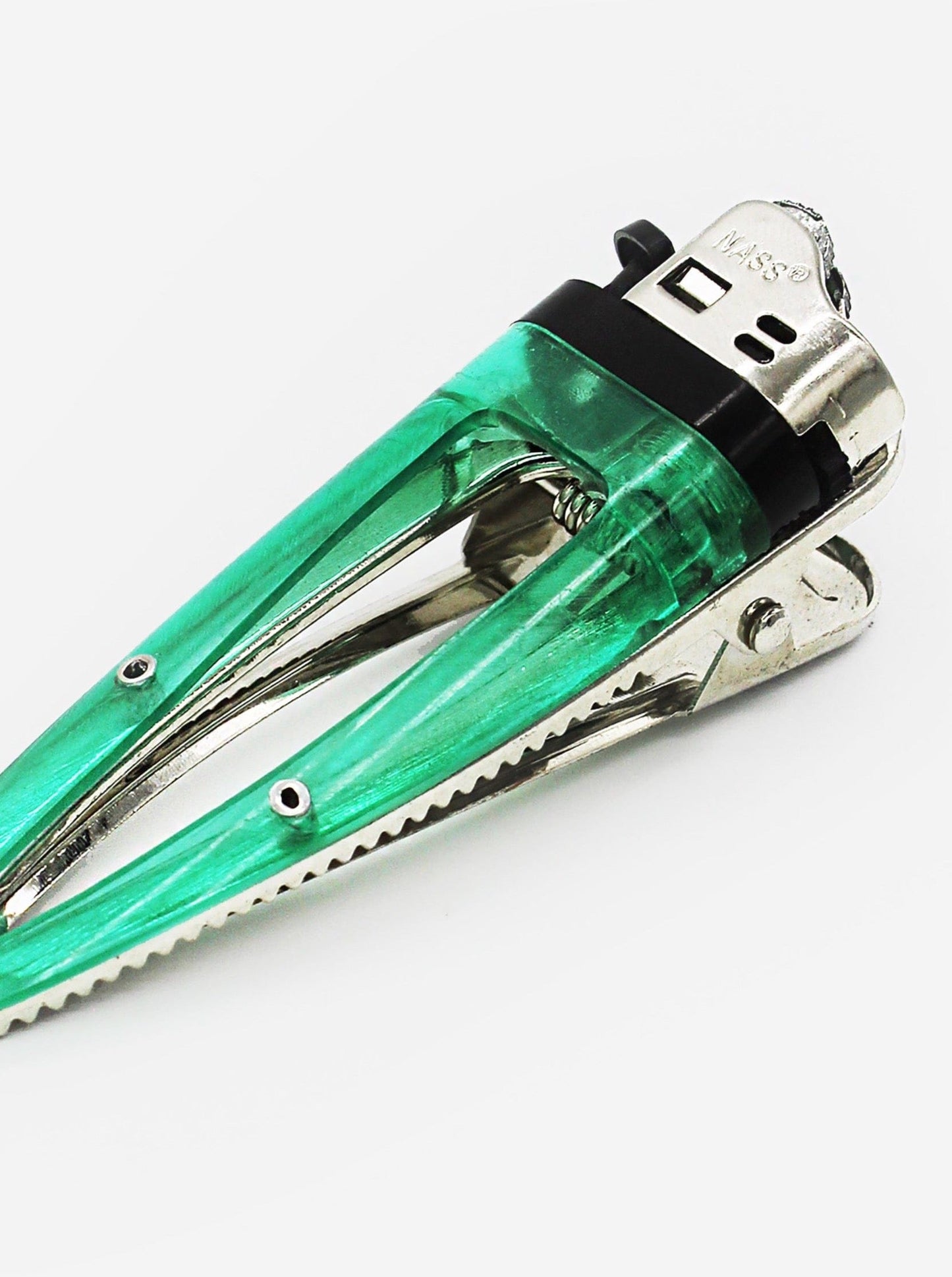 Lit Barret Teal Hair Clip-Corrina Goutos-APOC STORE