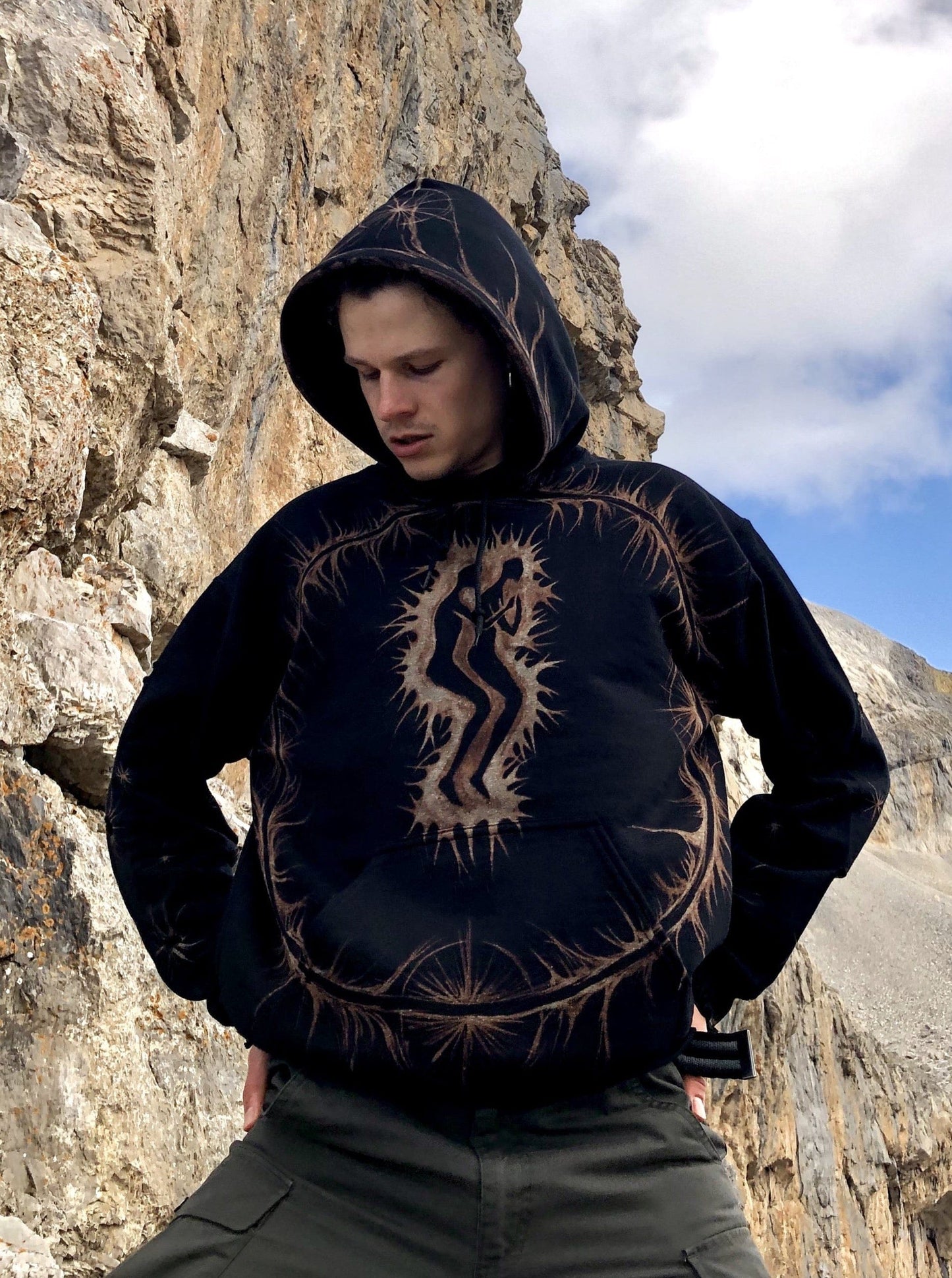 Ritual Hoodie Black-Thibaut Knapp-APOC STORE