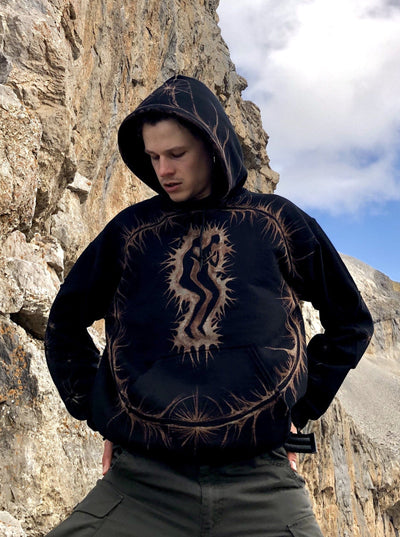 Ritual Hoodie Black-Thibaut Knapp-APOC STORE