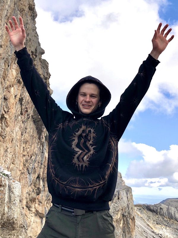 Ritual Hoodie Black-Thibaut Knapp-APOC STORE