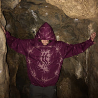 Ritual Hoodie Dark Red-Thibaut Knapp-APOC STORE