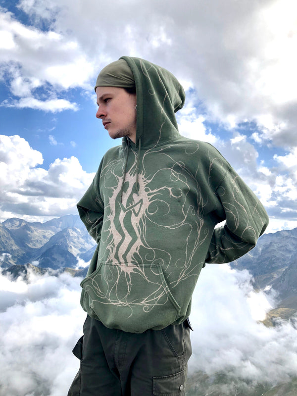 Ritual Hoodie Mud Green-Thibaut Knapp-APOC STORE