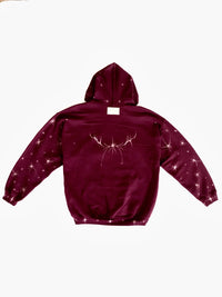 Ritual Hoodie Dark Red-Thibaut Knapp-APOC STORE