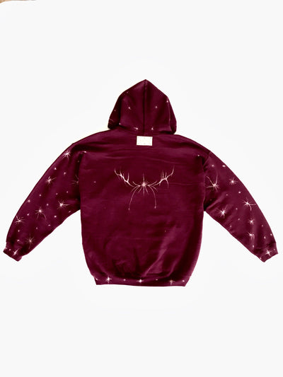 Ritual Hoodie Dark Red-Thibaut Knapp-APOC STORE