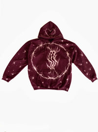 Ritual Hoodie Dark Red-Thibaut Knapp-APOC STORE