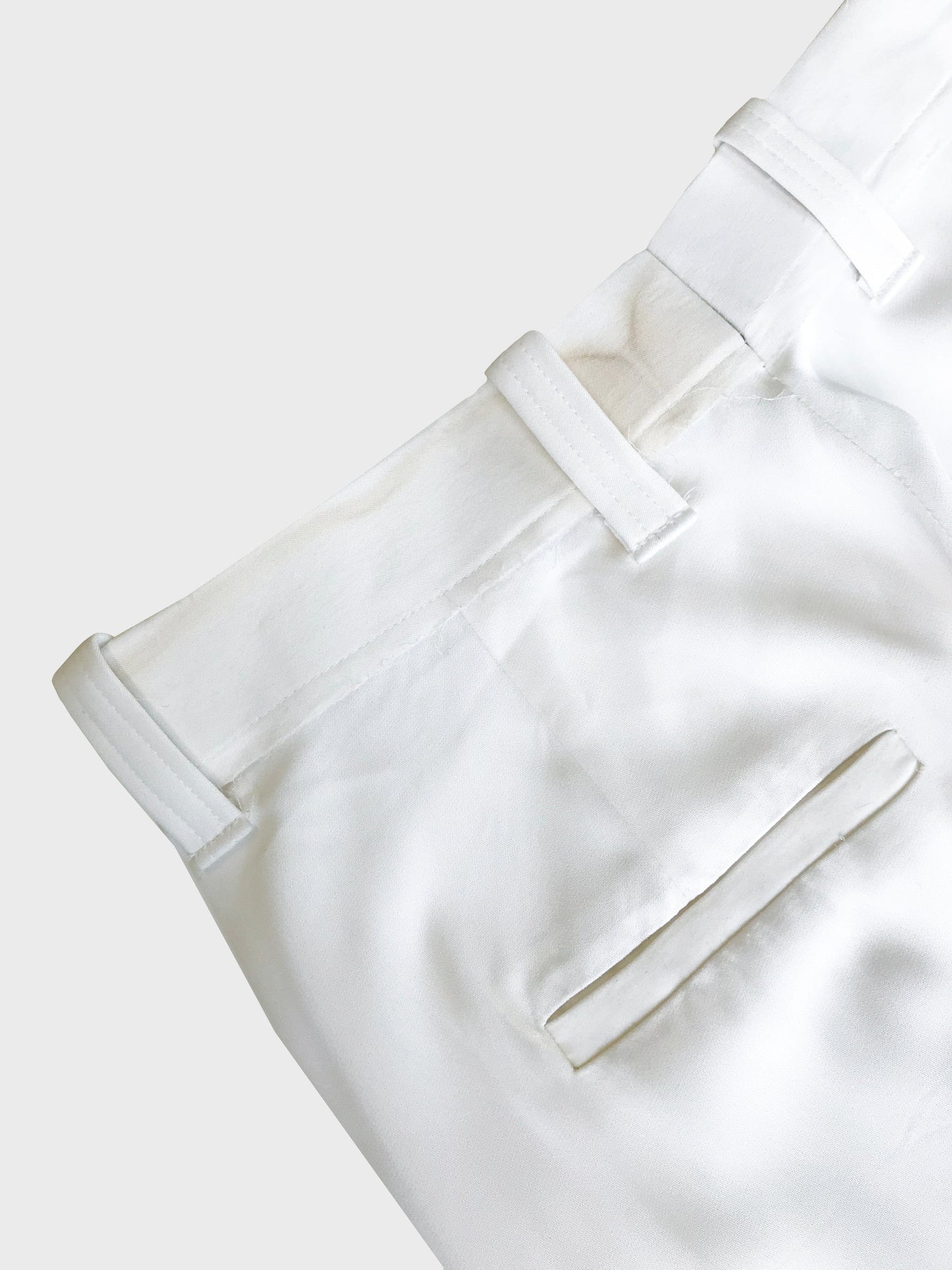 UTU - White Stain Print Pleated Trousers-Ella Boucht-APOC STORE