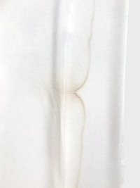 UTU - White Stain Print Pleated Trousers-Ella Boucht-APOC STORE