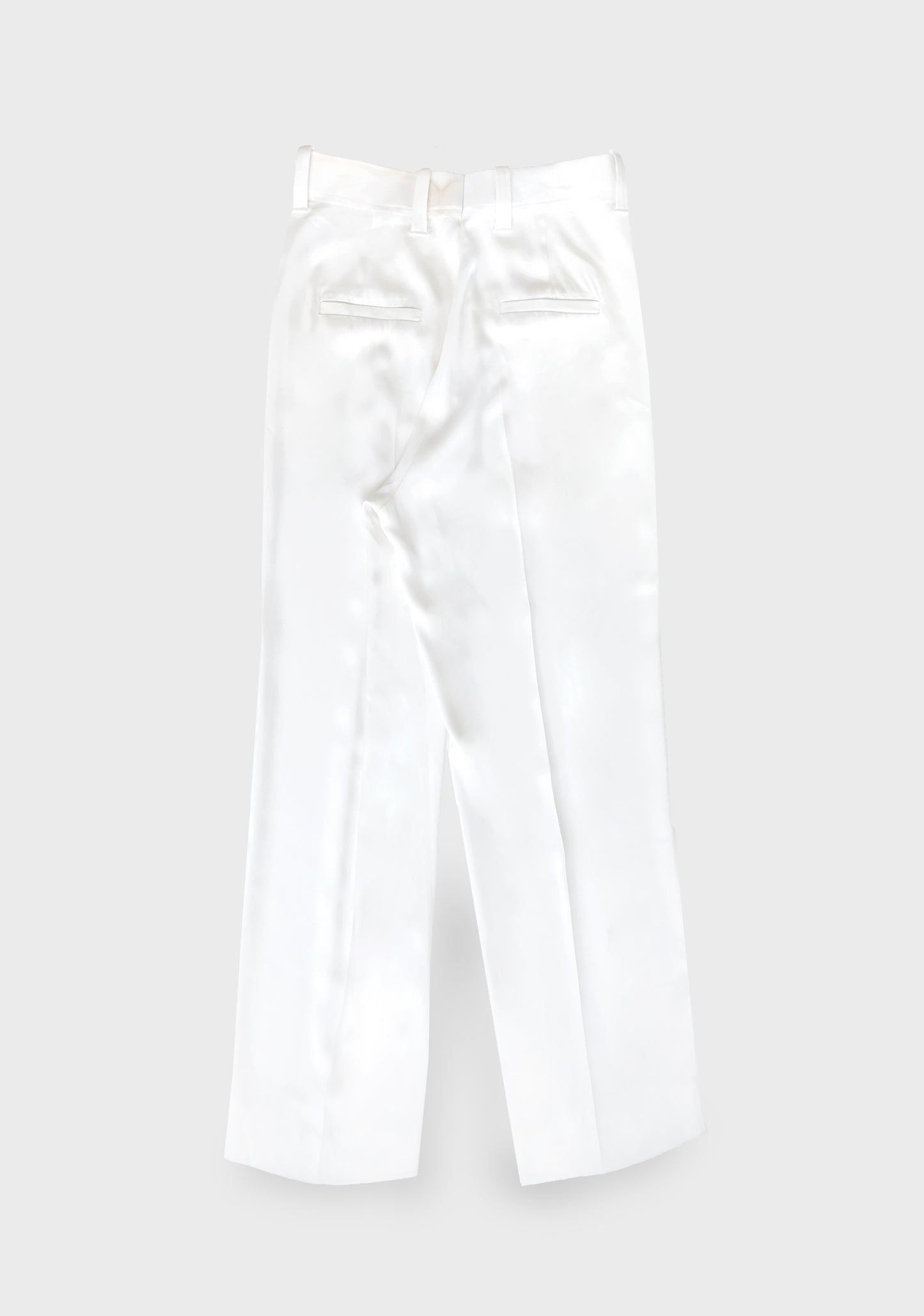 UTU - White Stain Print Pleated Trousers-Ella Boucht-APOC STORE