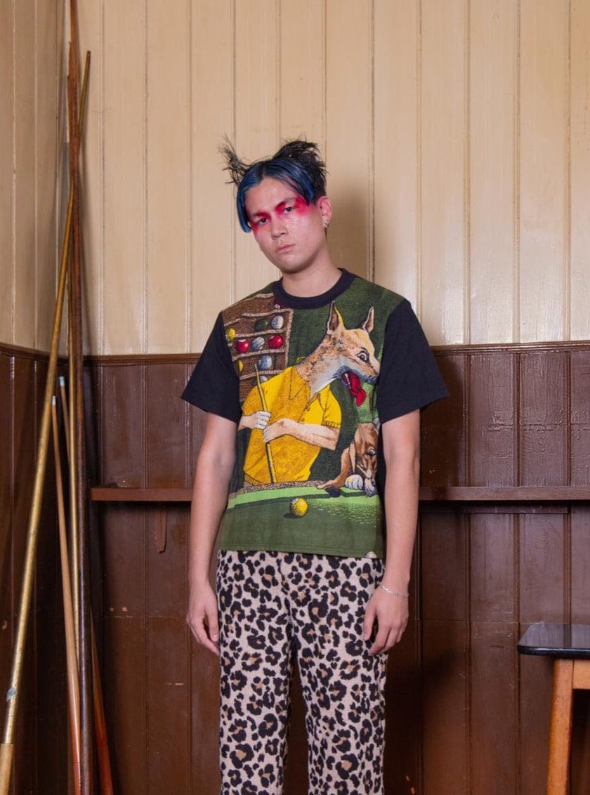 Dogs Playing Pool T-shirt-Adam Jones-APOC STORE