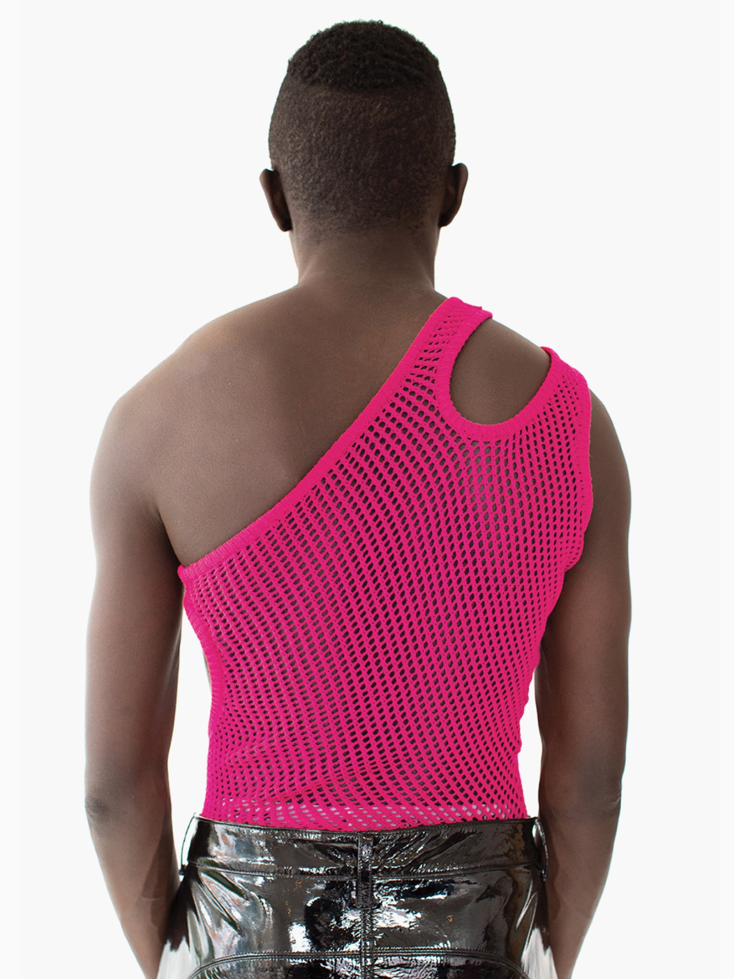 Cut-Out String Vest Pink-MMRMS Studio-APOC STORE
