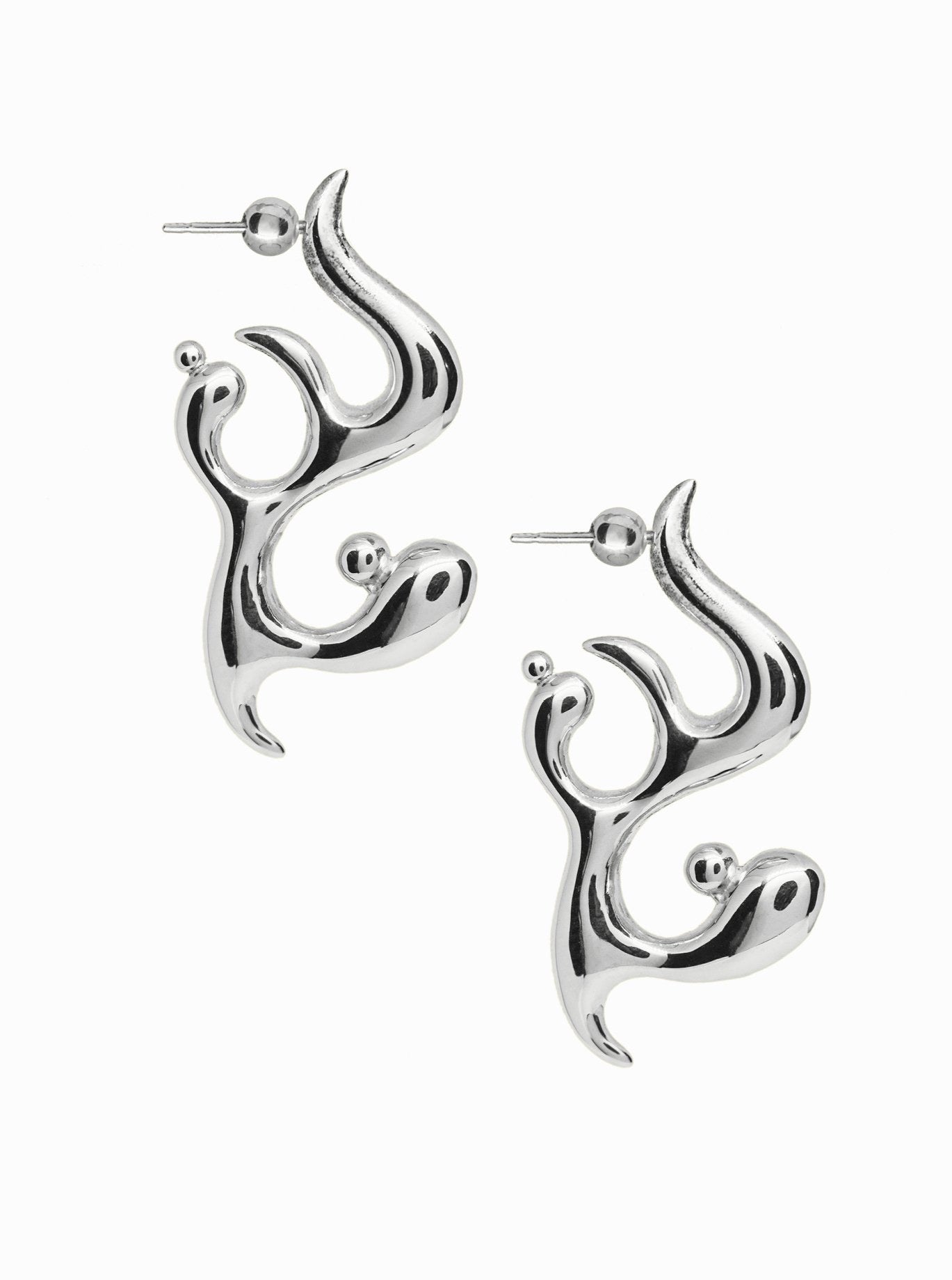 Succulent Flame Earrings-Hannah Jewett-APOC STORE