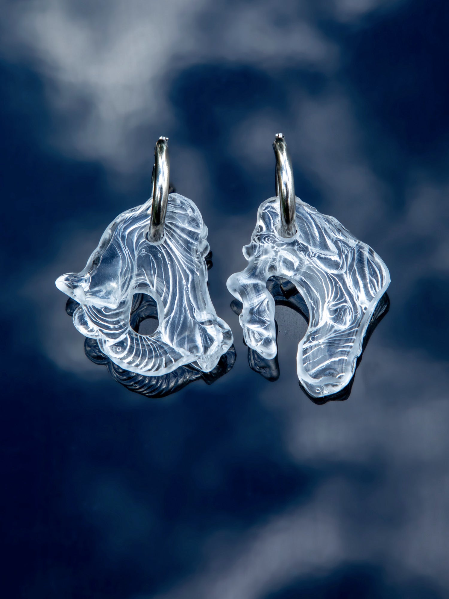 Transparent Bioresin Hoops-Vanessa Schindler-APOC STORE
