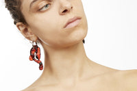 Marble Red Bioresin Hoops-Vanessa Schindler-APOC STORE