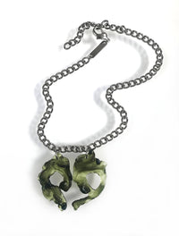 Marble Green Bioresin Necklace-Vanessa Schindler-APOC STORE
