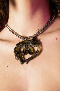 Marble Green Bioresin Necklace-Vanessa Schindler-APOC STORE