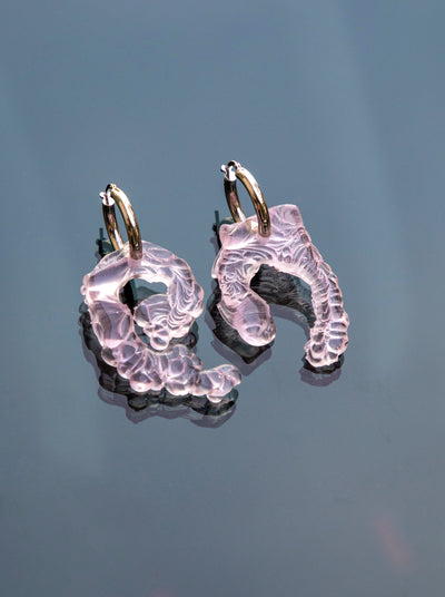 Pink Bioresin Hoops-Vanessa Schindler-APOC STORE
