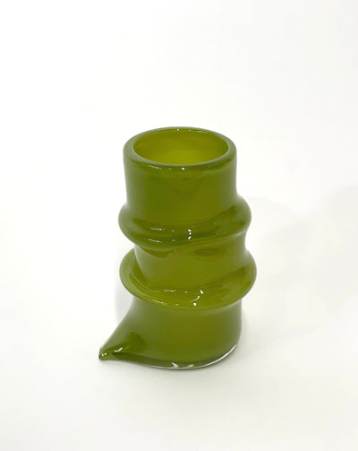 Deflated Vase #1 in Pistachio-Sticky Glass-APOC STORE