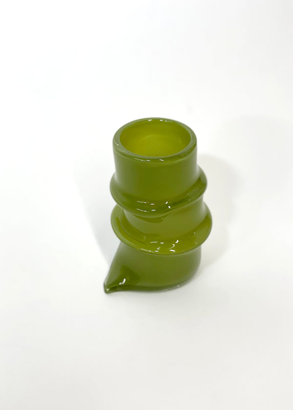 Deflated Vase #1 in Pistachio-Sticky Glass-APOC STORE