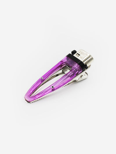 Lit Barret Violet Hair Clip-Corrina Goutos-APOC STORE