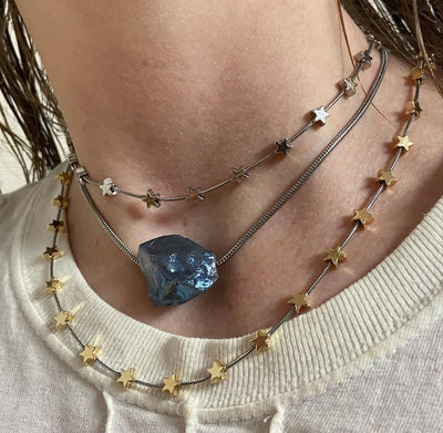 Lil Star Necklace Short Gold-Marland Backus-APOC STORE