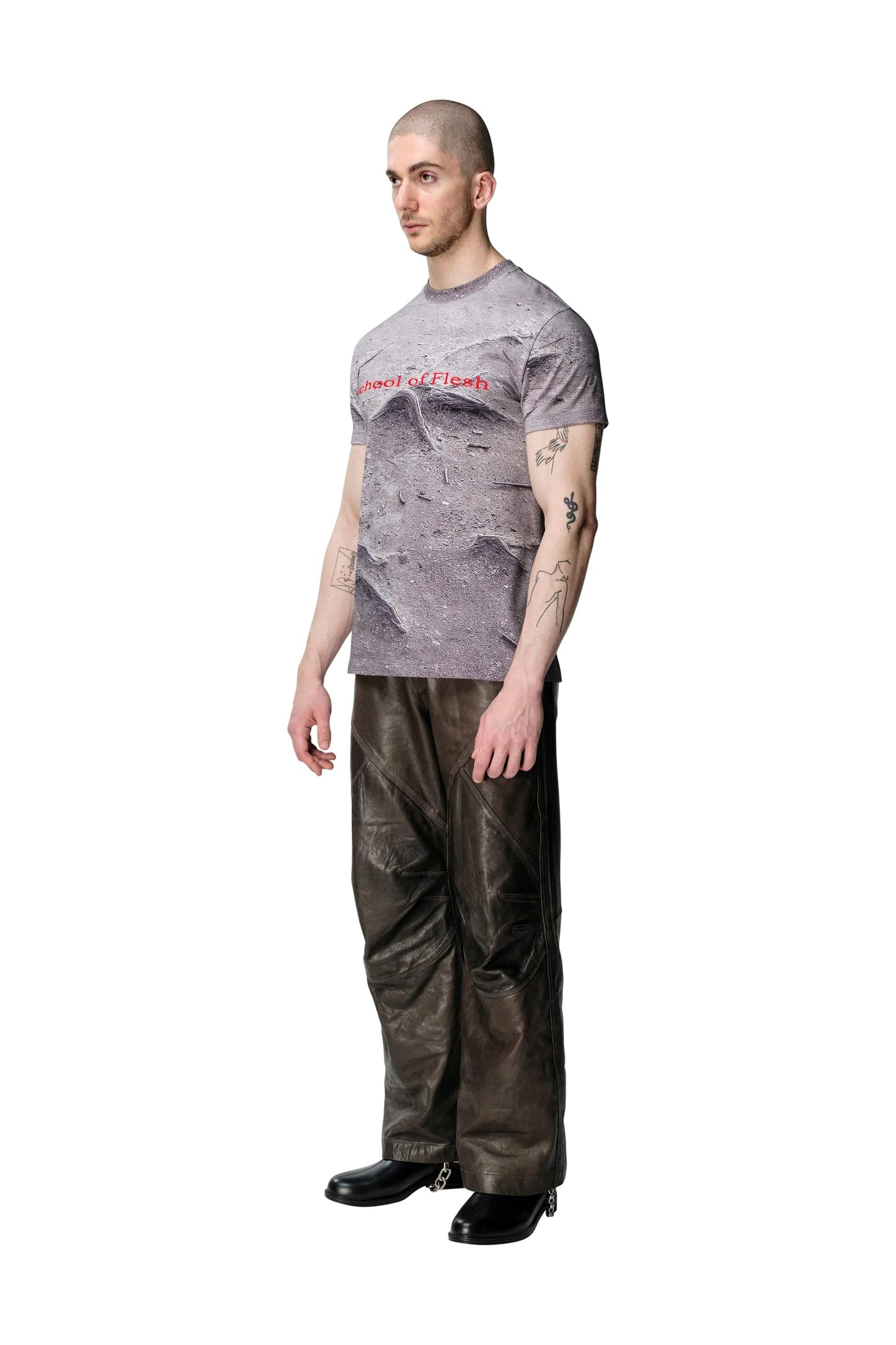 Mud Root Embroidered Tee-XIMONLEE-APOC STORE