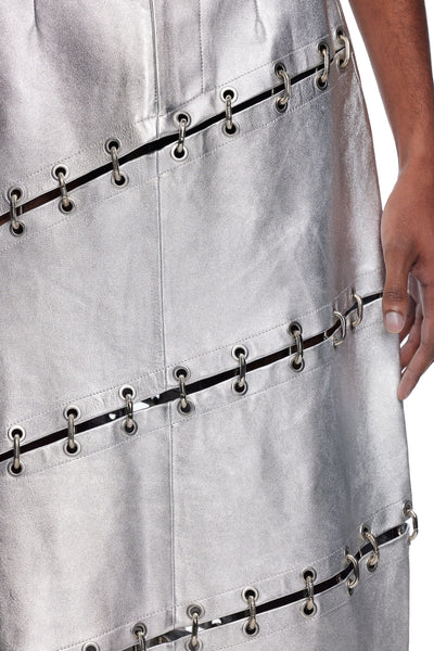 Chainlock Pencil Skirt-XIMONLEE-APOC STORE
