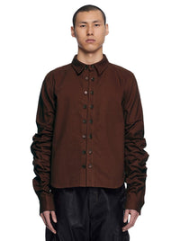 Gathered Sleeve Shirt-XIMONLEE-APOC STORE