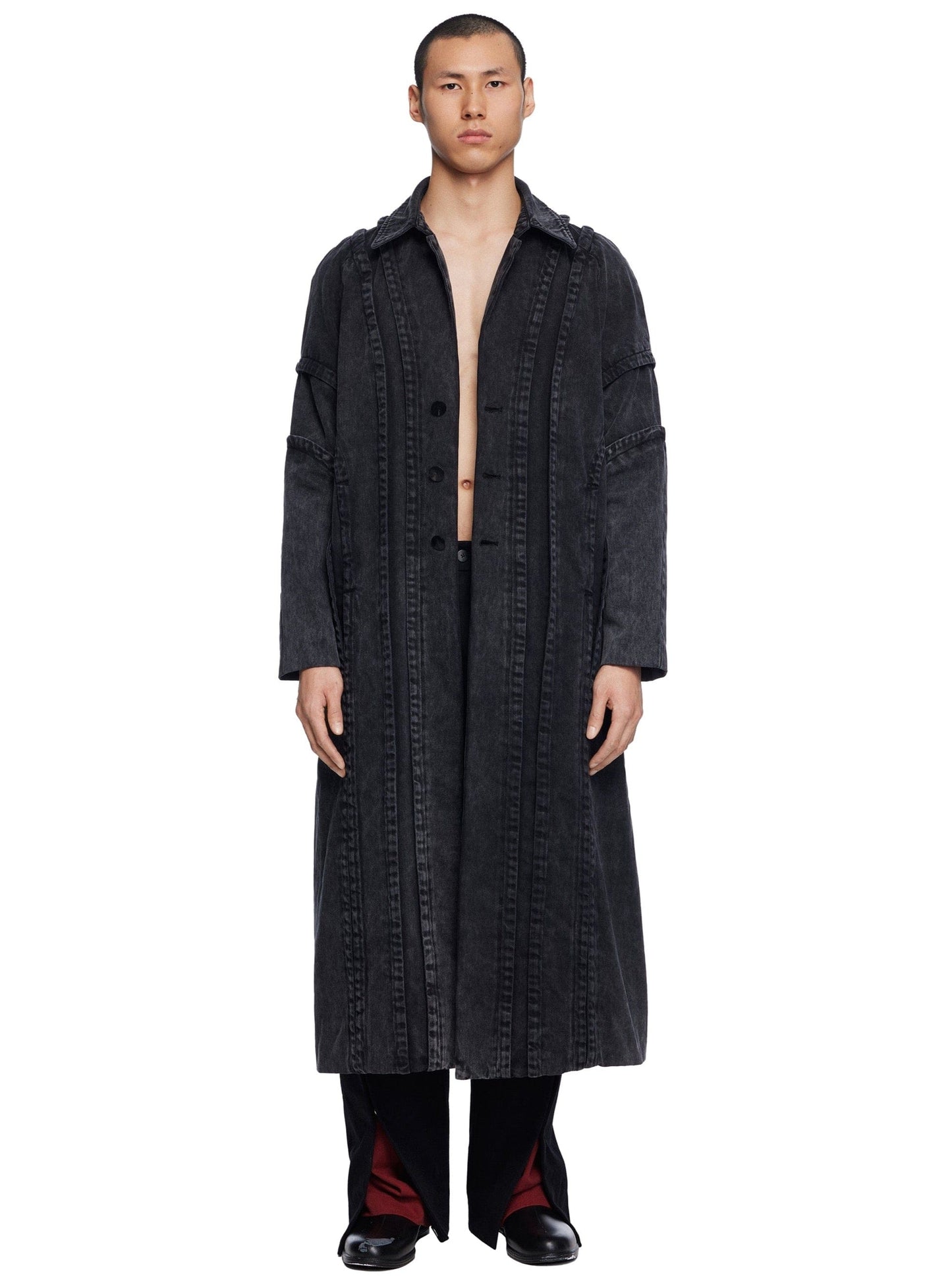 Panelled Coat-XIMONLEE-APOC STORE