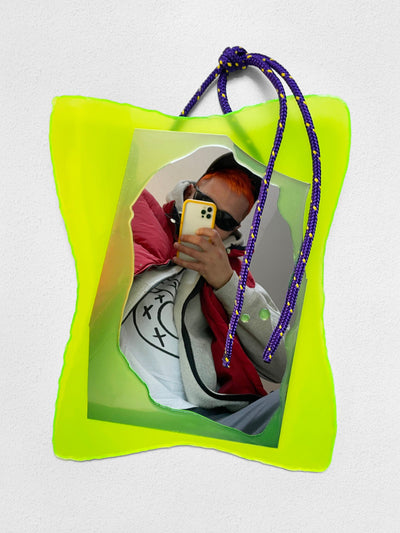 Yellow Large Mirror-STEFANIA RUGGIERO-APOC STORE