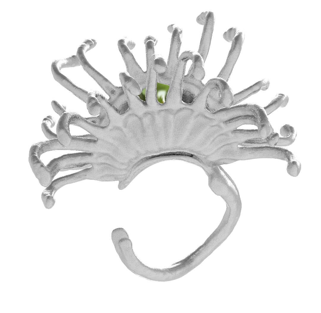 Silver Venus Flytrap Ring-Ancient Future-APOC STORE