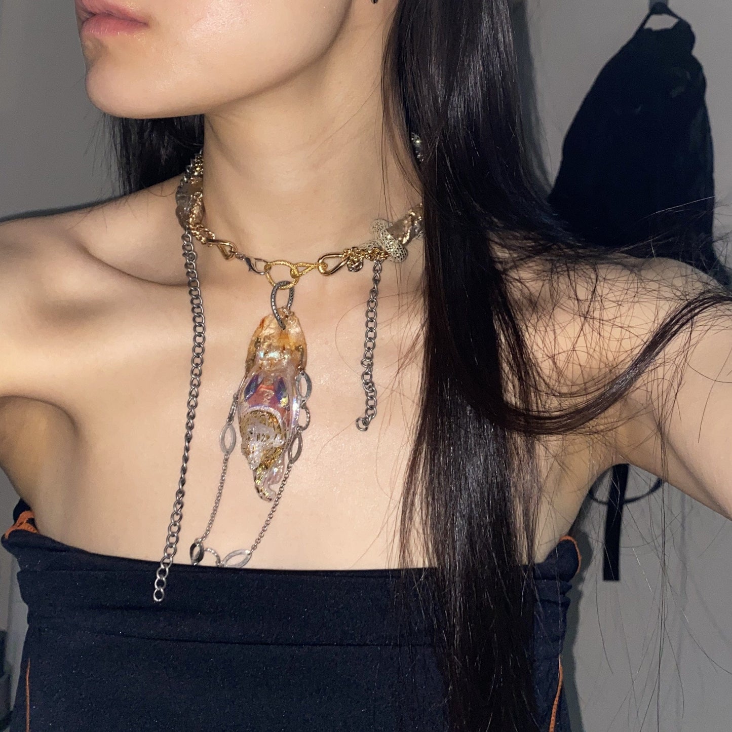 Eqpn297 Necklace-VACSOM-APOC STORE