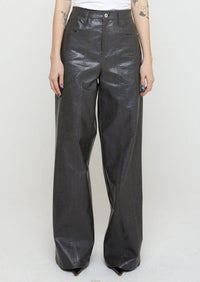 Eyelet Bikini Pants Dark Grey-Nibgnus-APOC STORE