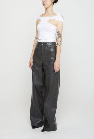 Eyelet Bikini Pants Dark Grey-Nibgnus-APOC STORE