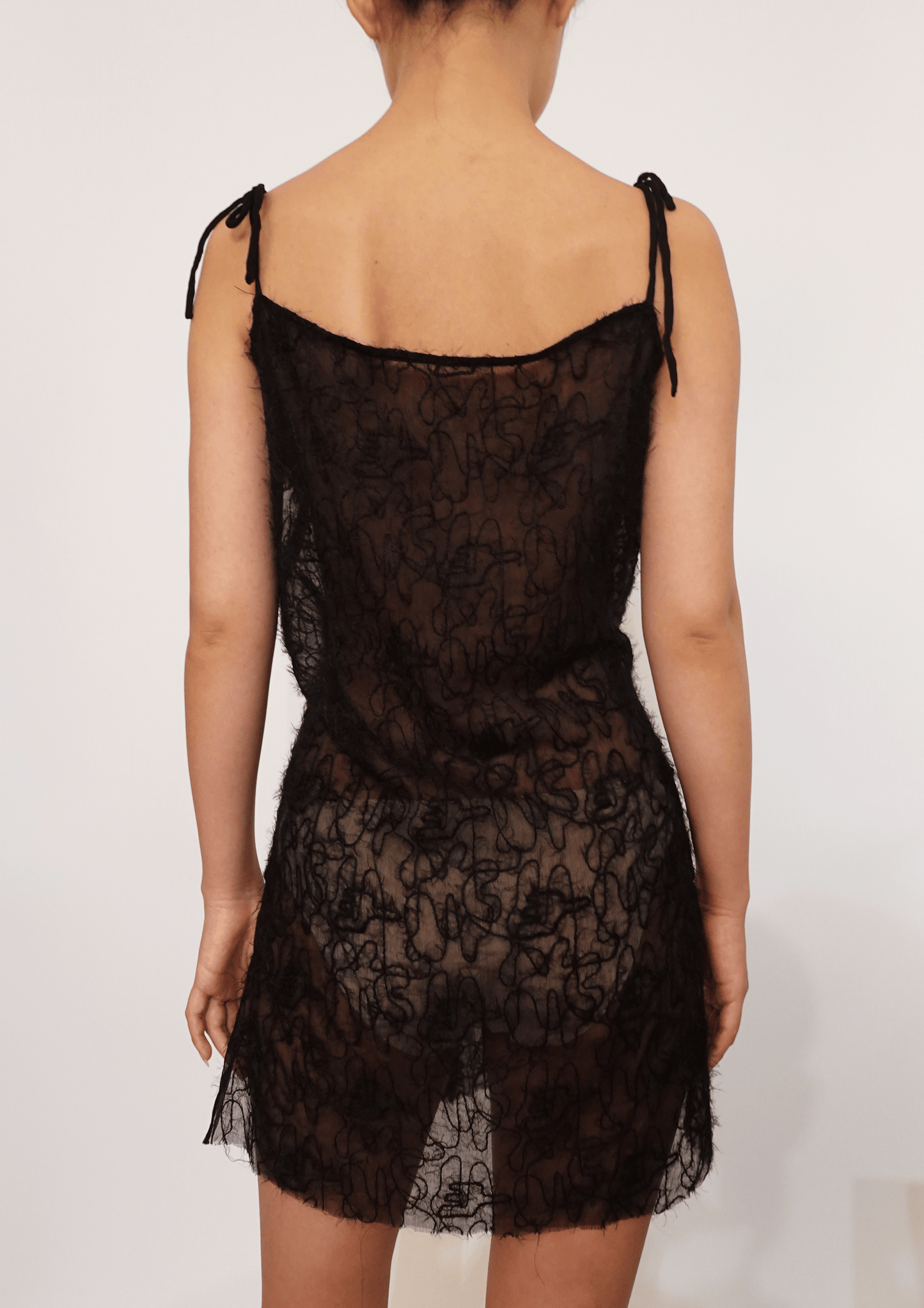 See-through Knitted Dress-TRANSE PARIS-APOC STORE