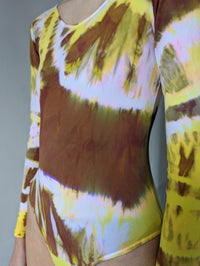 Hand Dyed Bodysuit Multicolour-Celia Calderón Asensio-APOC STORE