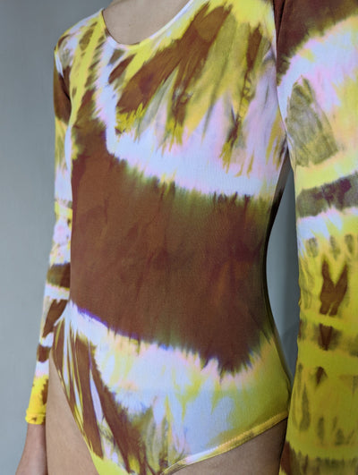 Hand Dyed Bodysuit Multicolour-Celia Calderón Asensio-APOC STORE