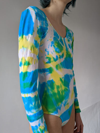 Hand Dyed Bodysuit Multicolour-Celia Calderón Asensio-APOC STORE