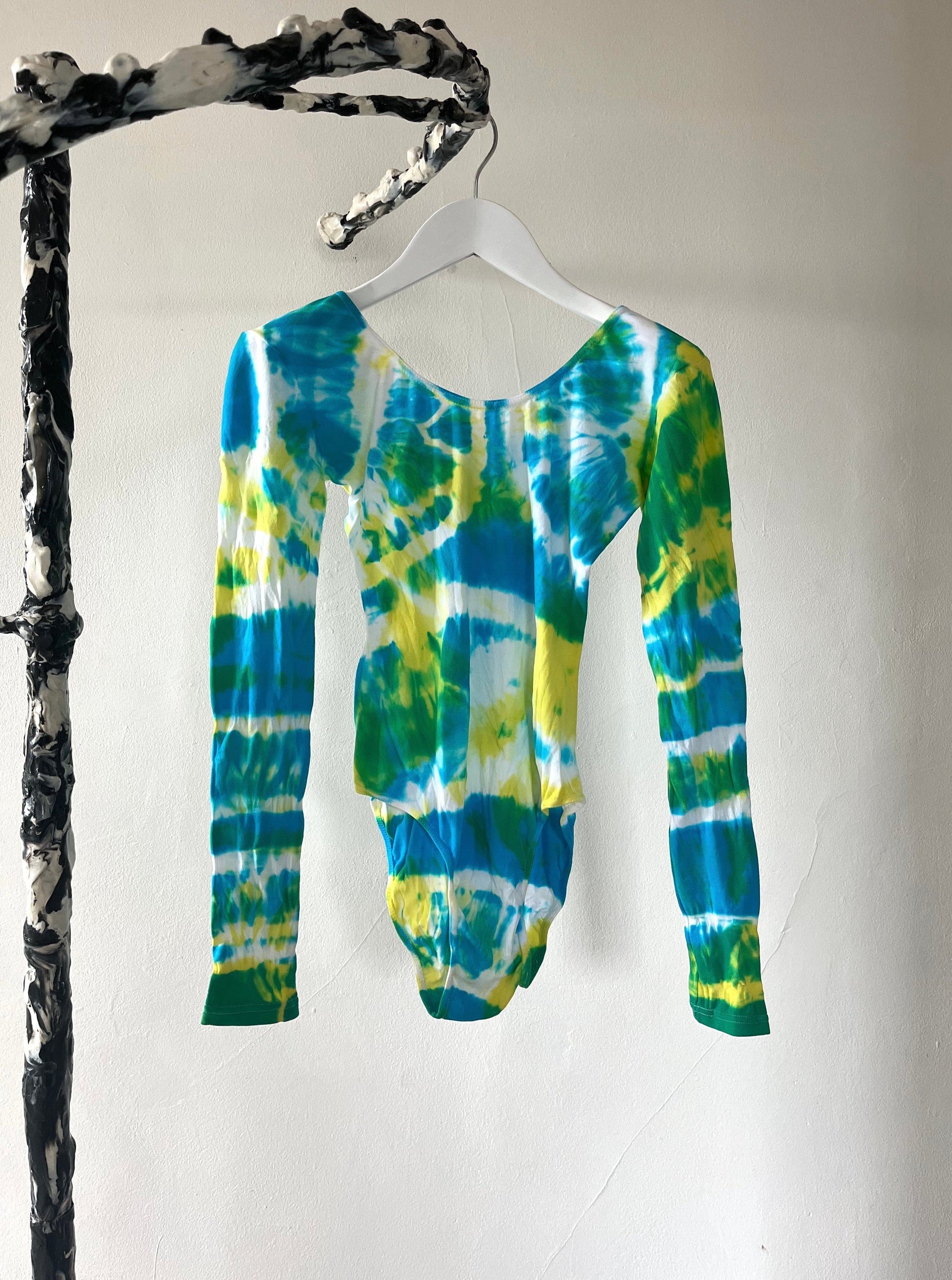 Hand Dyed Bodysuit Multicolour-Celia Calderón Asensio-APOC STORE