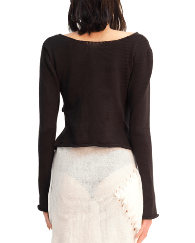 Butterfly Long Sleeve Top-Krystal Paniagua-APOC STORE
