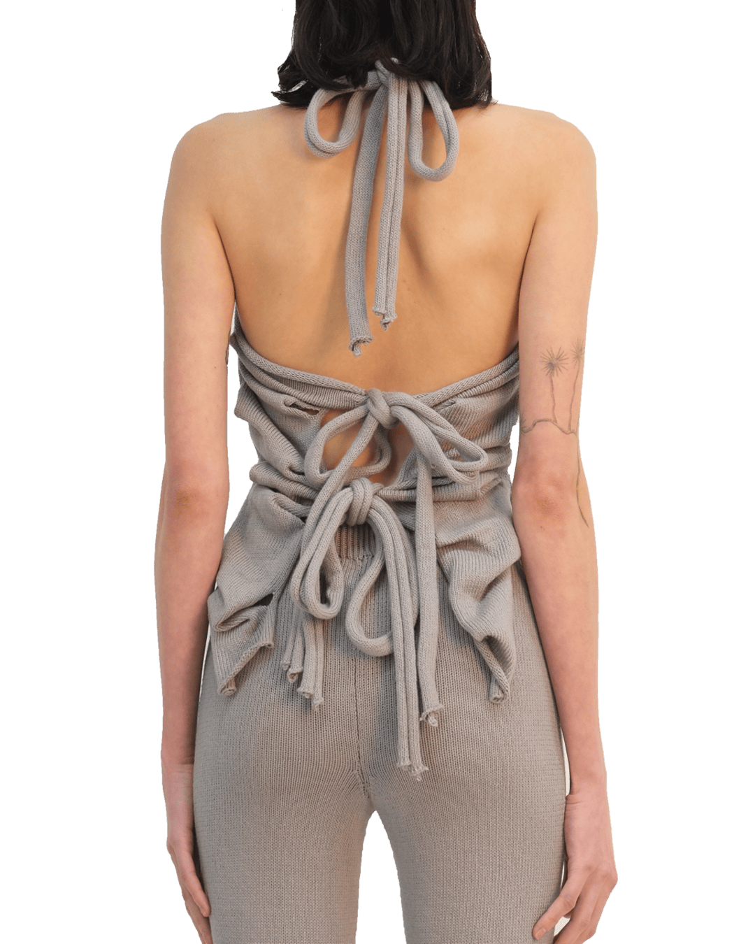 Grey Butterfly Top-Krystal Paniagua-APOC STORE