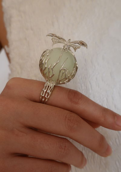 Luminous Stone Butterfly Ring-TRANSE PARIS-APOC STORE
