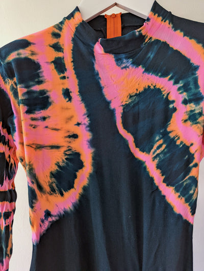 Hand Dyed Catsuit Multicolour-Celia Calderón Asensio-APOC STORE
