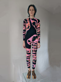 Hand Dyed Catsuit Multicolour-Celia Calderón Asensio-APOC STORE
