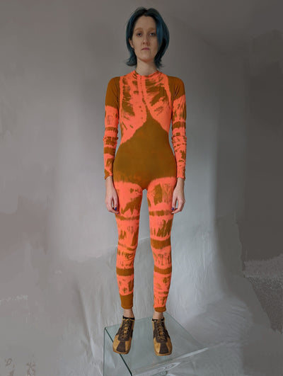 Hand Dyed Catsuit Multicolour-Celia Calderón Asensio-APOC STORE