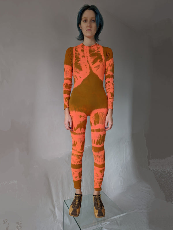 Hand Dyed Catsuit Multicolour-Celia Calderón Asensio-APOC STORE