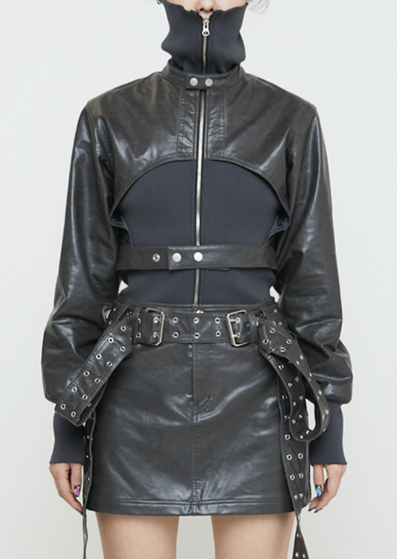 Combo Jacket Dark Grey-Nibgnus-APOC STORE