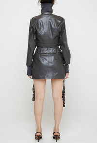 DBL Belt Skirt Dark Grey-Nibgnus-APOC STORE