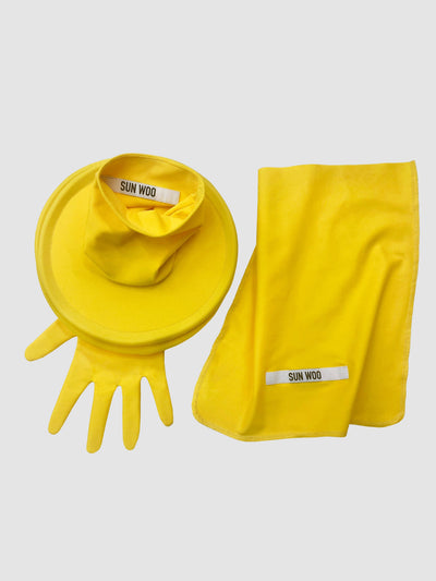 Cyber Yellow Discs Glove-Sun Woo-APOC STORE