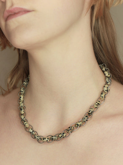 Dalmatian Jasper Necklace-Marland Backus-APOC STORE