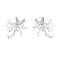 Clear Coral Resin Earrings-Ancient Future-APOC STORE